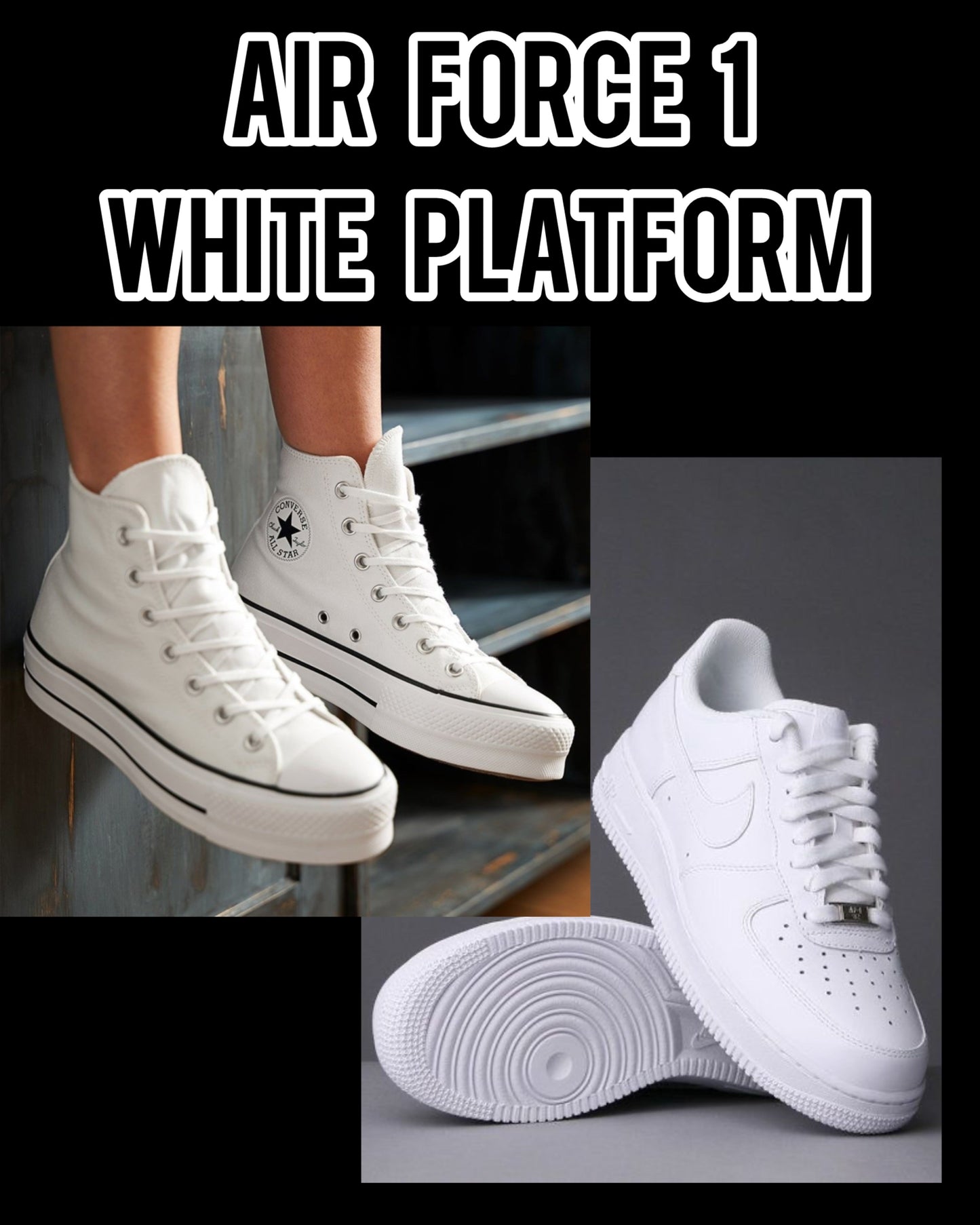 White platform/ air force