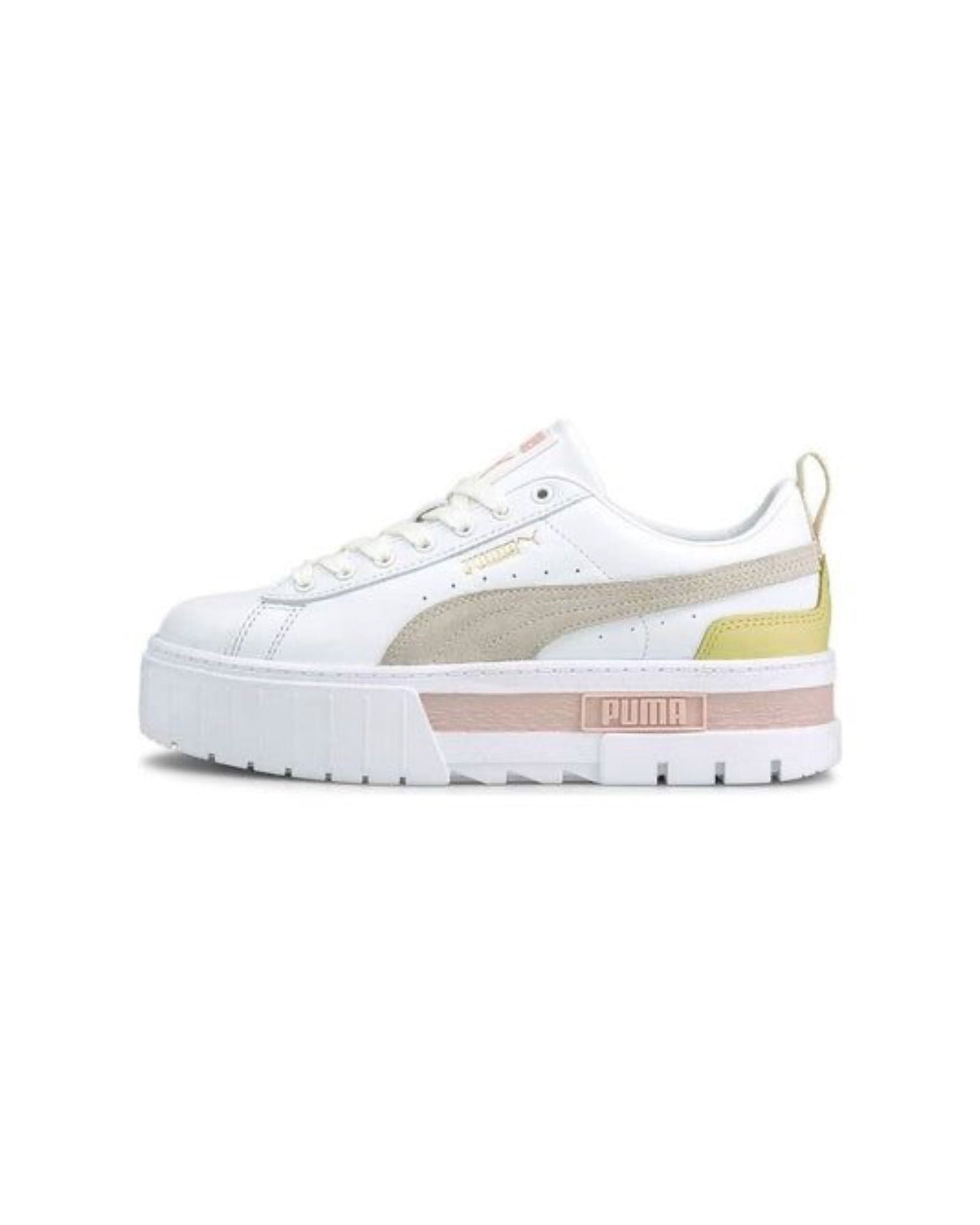 Puma Mayze white yellow pink